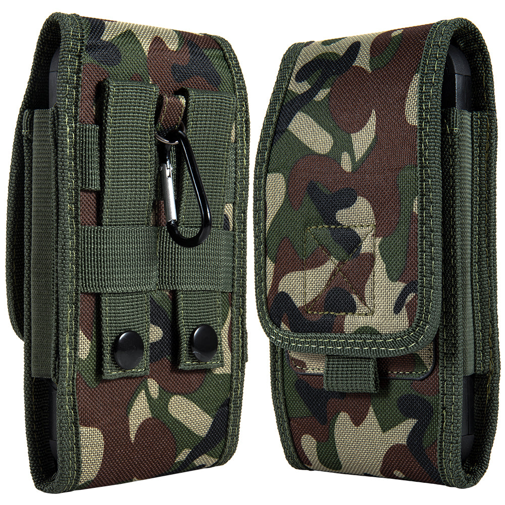 UNIVERSAL OTX 7" INCH NYLON VERTICAL POUCH WITH CREDIT CARD SLOT - CAMO